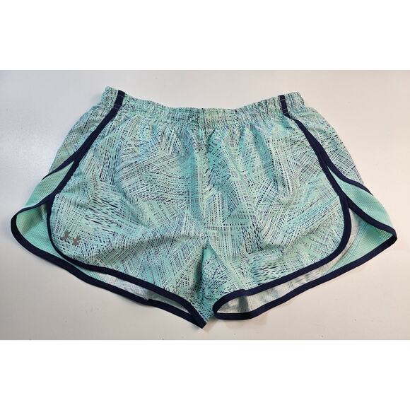 Under armour heat gear size small lined y2k running shorts drawstring fitted - Picture 1 of 7